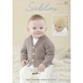 Sublime Baby Cashmere Merino Silk 4 ply Patterns - 6117 Cardigan & Hat - PDF DOWNLOAD