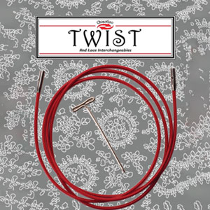 ChiaoGoo TWIST Red Cables - 37"/93cm [M]