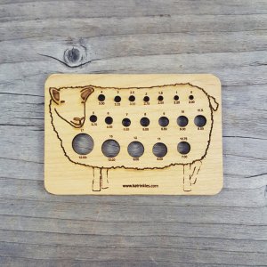 Katrinkles Animal Knitting Needle Gauge - Sheep