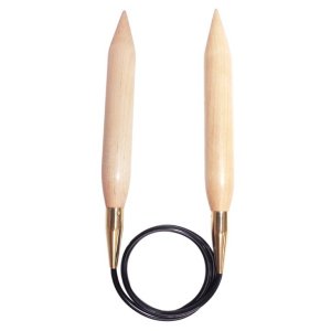 KnitPro Jumbo Birch Fixed Circular Needles - 30.0mm - 32"