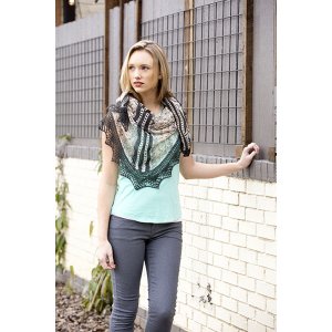 Universal Yarns Contrarian Shawls: Book 2 - Bisected Shawl - PDF DOWNLOAD