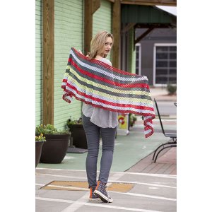 Universal Yarns Contrarian Shawls: Book 2 - Kaleidostripe - PDF DOWNLOAD