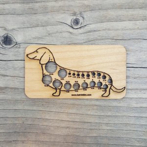 Katrinkles Animal Knitting Needle Gauge - Dachshund