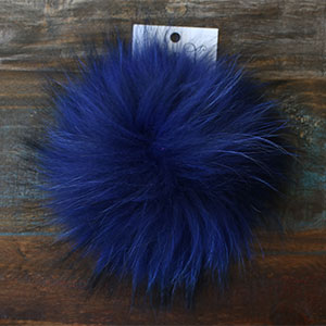Big Bad Wool Pompoms - Raccoon - Blue (6)