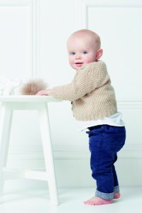 Rowan Baby Knits Collection - Textured Cardigan - PDF DOWNLOAD