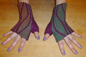 MarinJa Knits MarinJa Knits Patterns - Leafy Mitts - PDF DOWNLOAD