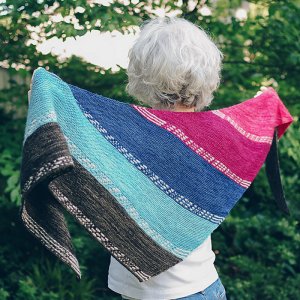 Nancy Whitman Nancy Whitman Patterns - Finley Breese Morse Code Shawl - PDF DOWNLOAD