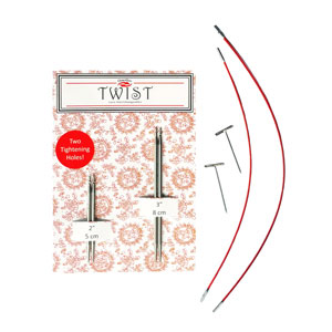 ChiaoGoo TWIST Interchangeable Short Tips Combo Pack - US 00 (1.75mm)