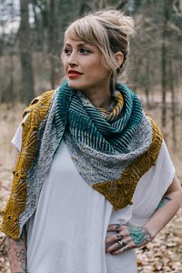 Andrea Mowry Patterns - Drea Renee Knits Patterns - Baubles Shawl