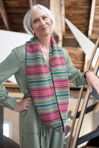 Berroco Portfolio Vol. 6 - Bayadere Stripe Cowl - PDF DOWNLOAD