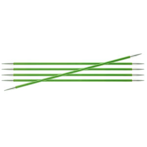 KnitPro Zing Double Pointed Needles - US 4 (3.50mm) - 6" Chrysolite