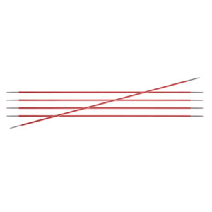 KnitPro Zing Double Pointed Needles - US 0 (2.00mm) - 8" Coral