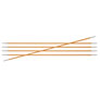 KnitPro Zing Double Pointed Needles - US 1 (2.25mm) - 8" Amber