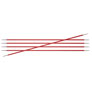 KnitPro Zing Double Pointed Needles - US 1.5 (2.5mm) - 8" Garnet