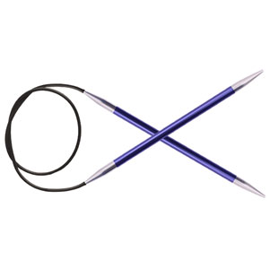 KnitPro Zing Fixed Circular Needles - US 7 (4.5mm) - 16" Iolite