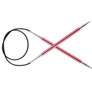 KnitPro Zing Fixed Circular Needles - US 10.5 (6.5mm) - 16" Coral