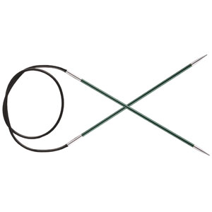 KnitPro Zing Fixed Circular Needles - US 2.5 (3.0mm) - 24" Jade