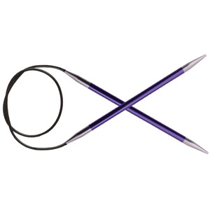 KnitPro Zing Fixed Circular Needles - US 5 (3.75mm) - 24" Amethyst