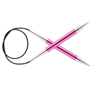 KnitPro Zing Fixed Circular Needles - US 15 (10.0mm) - 24" Ruby