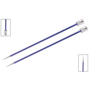 KnitPro Zing Single Pointed Needles - US 7 (4.5mm) - 10" Iolite