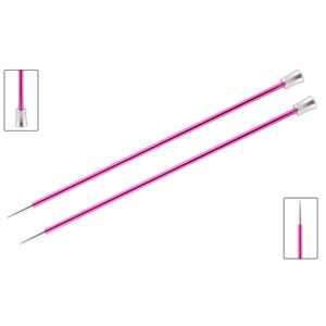 KnitPro Zing Single Pointed Needles - US 8 (5.0mm) - 10" Ruby