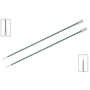 KnitPro Zing Single Pointed Needles - US 2.5 (3.0mm) - 14" Jade