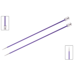 KnitPro Zing Single Pointed Needles - US 5 (3.75mm) - 14" Amethyst