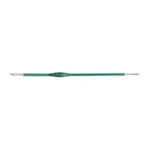 KnitPro Zing Single End Crochet Hooks - 3.25mm (D) Emerald