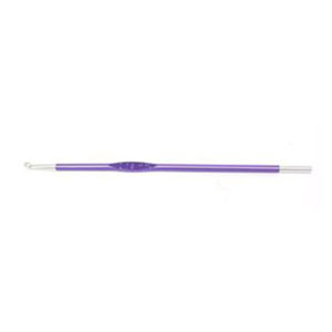 KnitPro Zing Single End Crochet Hooks - 3.75mm (F) Amethyst