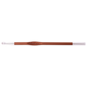 KnitPro Zing Single End Crochet Hooks - 5.50mm (I) Sienna