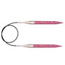 KnitPro Dreamz Fixed Circular Needles - US 13 - 16" Fuchsia Fan