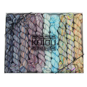 Koigu Pencil Box - Neutral Winter Storm