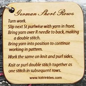 Katrinkles Mini Tools - German Short Rows