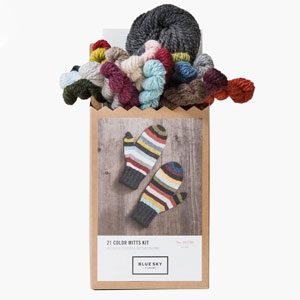 Blue Sky Fibers 21-Color Kits - 21 Color Mittens