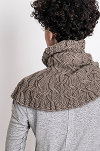 Blue Sky Fibers Patterns - The Classic Collection Patterns - Clarissa Cabled Cowl - PDF DOWNLOAD