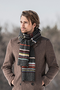 Blue Sky Fibers Traveler's Series Patterns - 21 Color Scarf - PDF DOWNLOAD