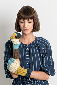 Blue Sky Fibers Traveler's Series Patterns - Virginia Mitts - PDF DOWNLOAD