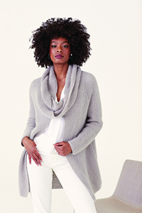 Rowan Mode Collection One: PDF Patterns - 007 Cowl Cardigan - PDF DOWNLOAD