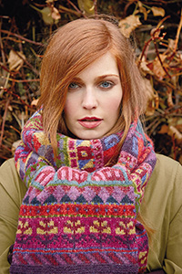 Rowan Kaffe Fassett's Winter Vintage - PDF Patterns - Sampler Scarf - PDF DOWNLOAD