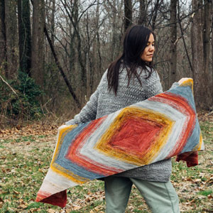 Manos Del Uruguay Yesica Collection Patterns - Yesica Wrap - PDF DOWNLOAD