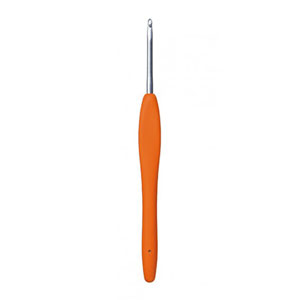 Clover Amour Crochet Hooks- Aluminum - Size D (3.25mm) Orange