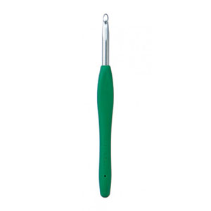 Clover Amour Crochet Hooks- Aluminum - Size I (5.5mm) Green
