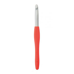 Clover Amour Crochet Hooks- Aluminum - Size M/N (9.0mm) Bright Orange
