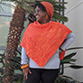Jimmy Beans Wool PDF Patterns - Orange Love Poncho - PDF DOWNLOAD