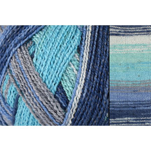 Universal Yarns Bamboo Pop Socks - 501 Waves