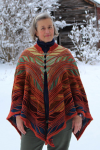 MarinJa Knits MarinJa Knits Patterns - Technicolor Dreamcloak - PDF DOWNLOAD