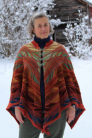 MarinJa Knits Patterns - Technicolor Dreamcloak - PDF DOWNLOAD