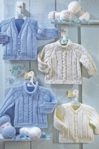 Sirdar Snuggly Baby and Children Patterns - 3948 Four Sweaters and Cardigans - PDF DOWNLOAD