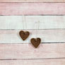 Katrinkles Knit Jewelry  - Heart Earrings