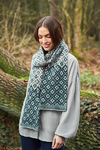  Rowan Carousel by Martin Storey PDF Patterns - Lattice Scarf - PDF PATTERN